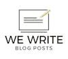 We Write Blog Posts is hiring remote and work from home jobs on We Work Remotely.
